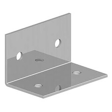 Fence Panel L Bracket - 50 x 28mm - Galvanised