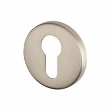 Exel Escutcheon - 52mm Diameter - Euro - Satin Stainless Steel