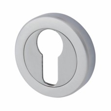 Hampstead Escutcheon - 48mm Diameter - Euro - Satin Chrome