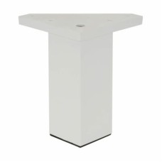 Square Cabinet Furniture Leg - 40 x 80mm - White