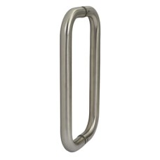 Exel 19mm D-Bar Door Pull Handle - Back to Back - 305mm Centres - Satin Stainless Steel