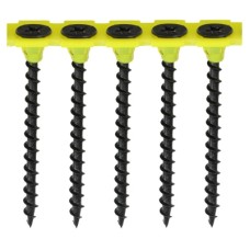 TIMCO Collated Coarse Thread Drywall Screws - 3.5 x 50mm - Black Phosphate - Pack of 1000