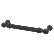 Exel Whitby Lines 10mm T-Bar Cabinet Pull Handle - 128mm Centres - Matt Black