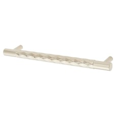 Alexander & Wilks Diamond Cut 14mm T-Bar Cabinet Pull Handle - 160mm Centres - PVD Polished Nickel