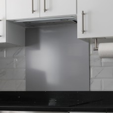 Exel Aluminium Kitchen Splashback - 600 x 750mm - Matt Traffic Grey