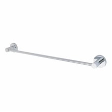 Fitzroy of London Style Round Towel Bar - 46 x 600 x 50mm - Polished Chrome