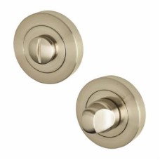 Excel Bathroom Turn & Release - 52mm Diameter - Satin Nickel