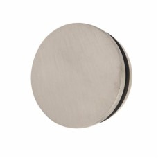 51mm Solid Brass Flat End Cap - Satin Nickel