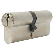 Yale 6 Pin 95mm Euro Double Cylinder - 45 + 50mm - Satin Nickel - Keyed to Differ