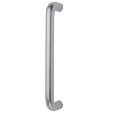 Exel 19mm D-Bar Door Pull Handle - Bolt Fix - 300mm Centres - Satin Aluminium