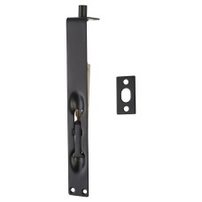 Exel Lever Action Flush Bolt - 200 x 25mm - Matt Black