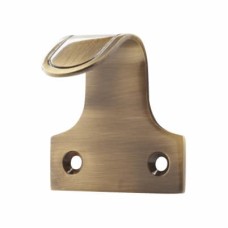 Exel Quality Sash Window Finger Lift - 50 x 35mm - Antique Brass