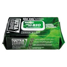 UltraGrime Pro XXL+ Bio Multiuse Wipes - Pack of 100