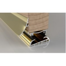 Stormguard Trimline 25 3-Part Threshold - 914mm Length - Inward/Outward Opening Doors - Gold