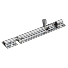 Exel Budget Straight Barrel Bolt - 100 x 25mm - Polished Chrome