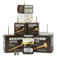 Reisser Cutter Pozi Countersunk Wood Screws Value Trade Pack - Pack of 1000