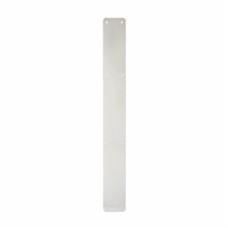 Exel Aluminium Plain Finger Plate - 1000 x 100 x 1.5mm - Satin Anodised