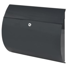 Burg Wachter Toscana Postbox - 330 x 376 x 106mm - Anthracite Grey
