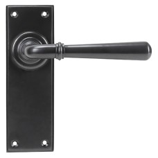 From The Anvil Aged Bronze Latch Door Handle - Newbury Range - 152 x 50mm