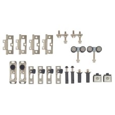 Bi-Folding Door Fitting Pack - 4 Doors 2 Ways - 25kg Max Door Weight