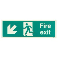 Exel Photoluminescent Fire Exit Running ...