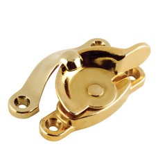 Exel Budget Fitch Sash Window Fastener - 60 x 21mm - Brass Plated