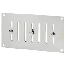 Exel Hit & Miss Vent - 165 x 89mm - Polished Stainless Steel