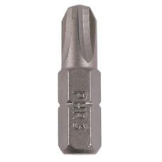 TIMCO Steel Driver Bits - Phillips - PH3 - 25mm Length - Pack of 10