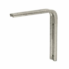 Exel Fluted Steel Angle Shelf Bracket - 200 x 150mm - Galvanised - Pack of 5