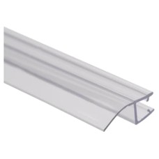 Croydex Clear PVC Shower Seal - Seal and Wipe - Suits 4-6mm Glass