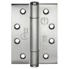 Eclipse Concealed Bearing Grade 14 Butt Fire Door Hinge - 102 x 76 x 3mm - Satin Stainless - Pair