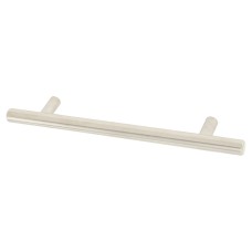 Exel 12mm T-Bar Cabinet Pull Handle - 128mm Centres - Polished Nickel