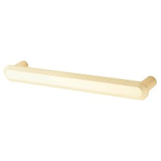 Hampstead Morley 19mm Bobbled D-Bar Cabinet Pull Handle - 160mm Centres - Satin Brass