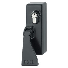 Arrone AR886 Outside Access Device with Cylinder - Lift Pad - Matt Black