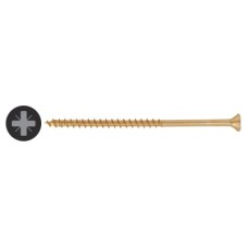 SPAX Yellox Pozi Countersunk Wood Screws - 5.0 x 100mm - Yellow Zinc - Pack of 100