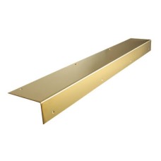 Hampstead Solid Brass Angle Door Step - 900 x 100mm - Polished