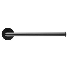 Croydex Epsom Flexi-Fix Round Towel Bar - 270.5 x 81.5 x 54mm - Matt Black