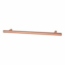 Exel 12mm T-Bar Cabinet Pull Handle - 224mm Centres - Bright Copper