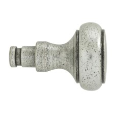 Olde Forge Regency Curtain Finials - Pewter 