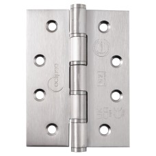 Eclipse Slim Knuckle Grade 7 Washered Butt Fire Door Hinge - 102 x 76 x 2mm - Satin Stainless - Pair