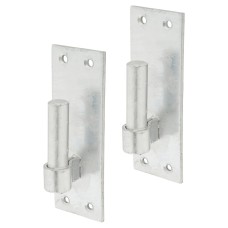 Heavy Duty Hook On Plate - 19mm Pin - Galvanised - Pair