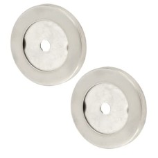 Exel Rose Set for 30mm Door Pull Handles - 52 x 6mm - Satin Stainless Steel