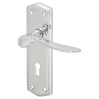 Exel Polished Chrome Keyhole Lock Door H...
