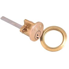 Yale 1109 Replacement Rim Cylinder - Polished Brass - Keyed Alike