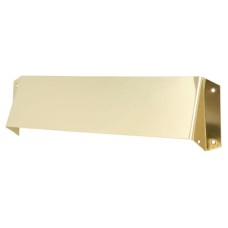 Exel Security Hood - 300 x 89mm - Polished Brass