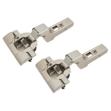 Blum CLIP Top INSERTA Soft Close Cabinet Hinge - 110° - Inset - Zinc Plated - Pair