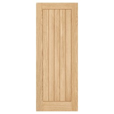 LPD Belize 5 Panel Pre-Finished Solid Internal Door - 2040 x 626 x 40mm - Oak