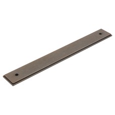Hendel & Hendel Barrington Cabinet Pull Handle Backplate Only - 160mm Centres - Bronze