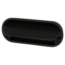 Exel Eccles Oval Flush Cabinet Pull Handle - 117 x 47mm - Matt Black