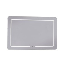 Croydex Flexi-Fix Chaumont 23W LED Bathroom Mirror - Demister & Shaver Socket - 900 x 600 x 55mm